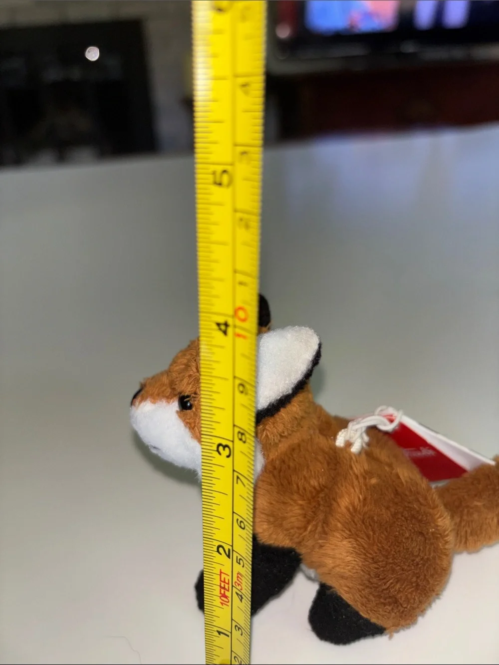Trudi Brown Plush Fox Small Pet Toy Italy